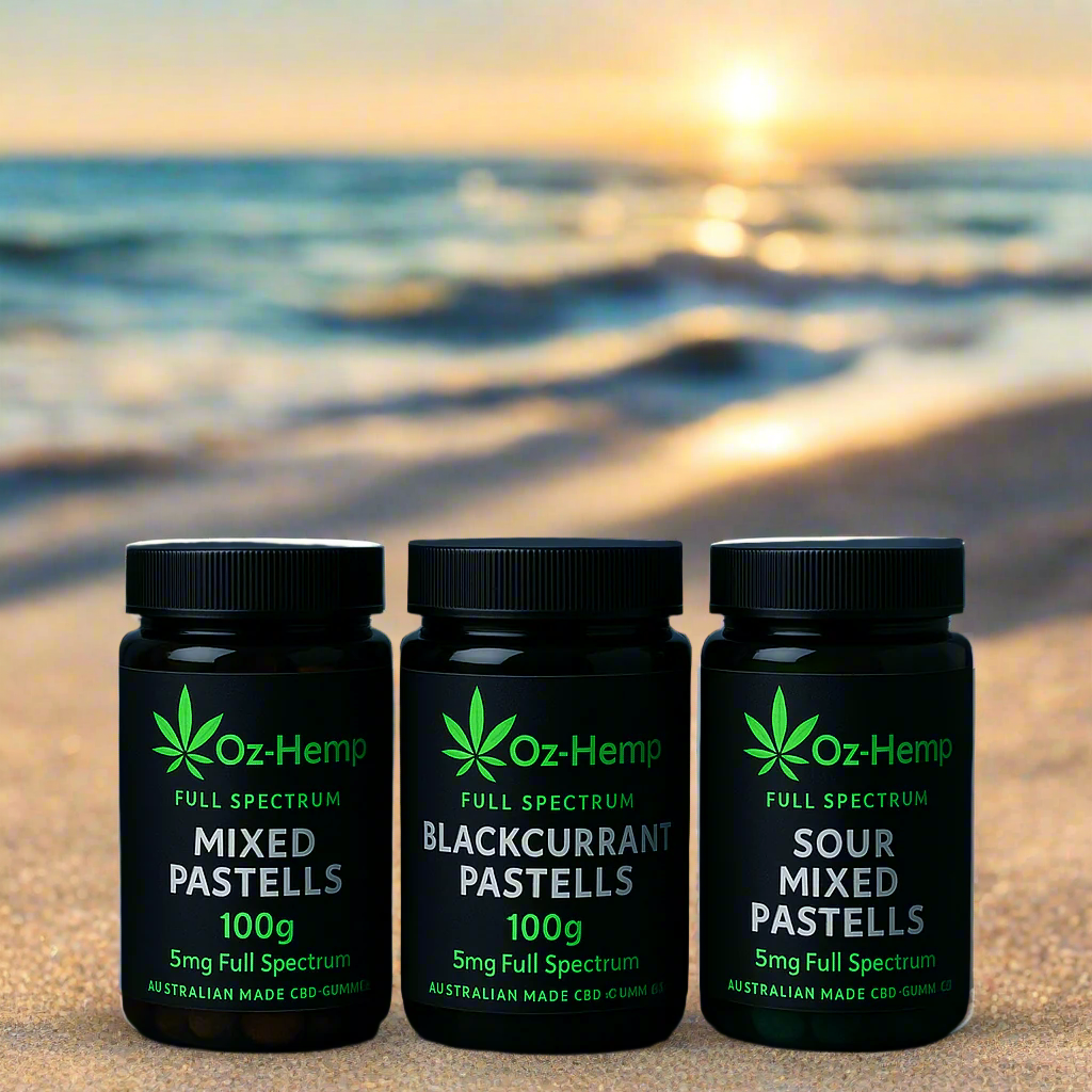 Oz-Hemp Full spectrum CBD Gummies "Mixed Flavours" 5mg Each 100g