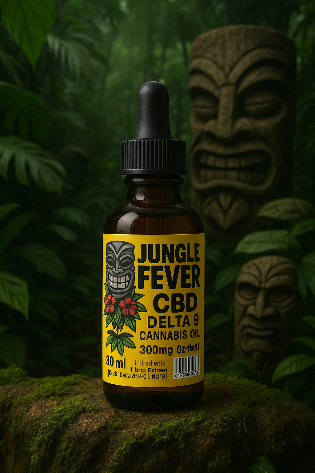 Jungle Fever CBD + Delta 9 Cannabis Oil – 3000mg (30ml)