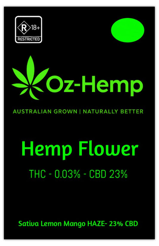 Oz-Hemp - Lemon Mango Hemp flower 7g - BACK IN STOCK NOVEMBER 25