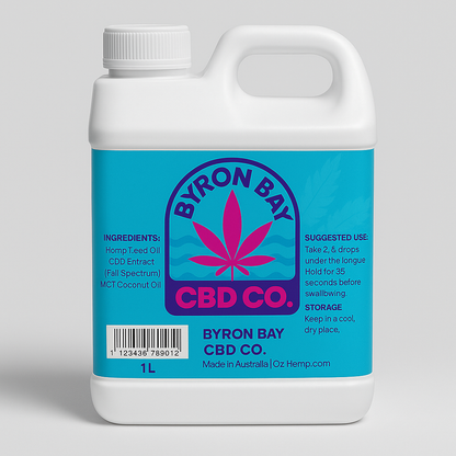 Byron Bay CBD Co. – 1 Litre Full Spectrum CBD Oil (Wholesale)