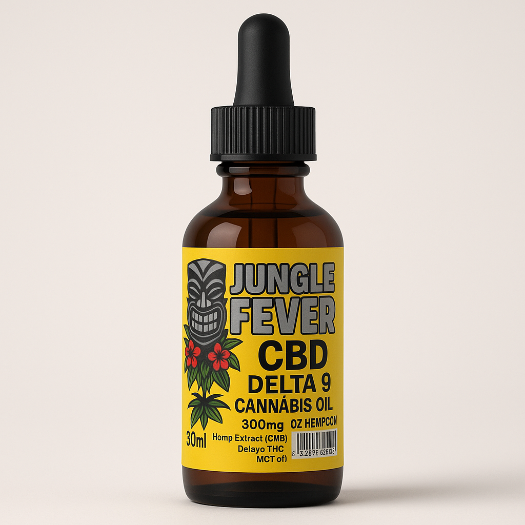 Jungle Fever CBD + Delta 9 Cannabis Oil – 3000mg (30ml)
